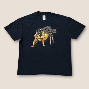 Harley Davidson Sumo Wrestler Banged The Gong T Shirt